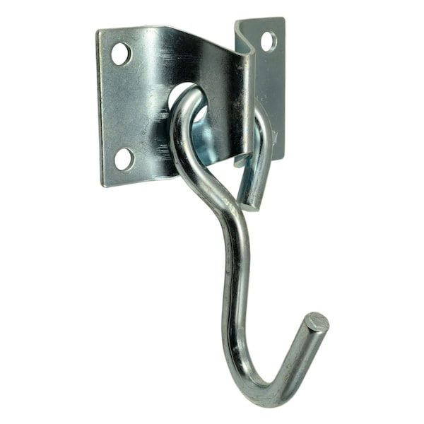Midwest Fastener 5/16" x 1" x 3-7/8" Zinc Plated Steel Hammock Hooks 10PK - 52402