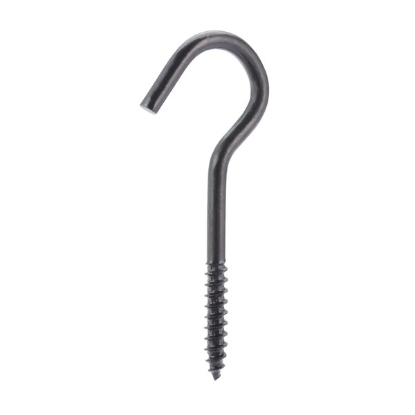 Wright Wright Medium Matte Black Steel 3-3/8 in. L Ceiling Hook 50 lb 1 pk - 02-3480-309