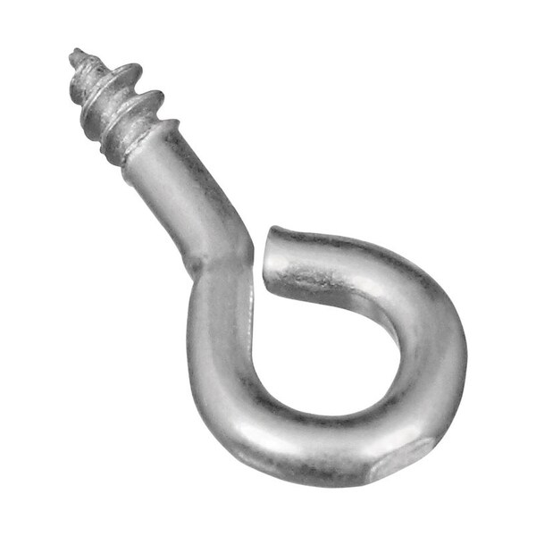 National Hardware National Hardware 0.08 in. D X 5/8 in. L Zinc-Plated Steel Screw Eye 10 lb. cap. 14 pk - N118-323