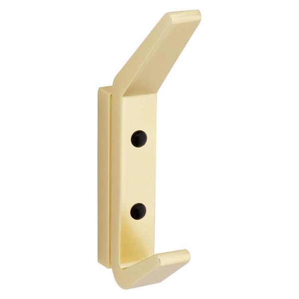 National Hardware National Hardware Reed Medium Brushed Gold Steel 4-3/4 in. L Hook 25 lb 1 pk - N337-920