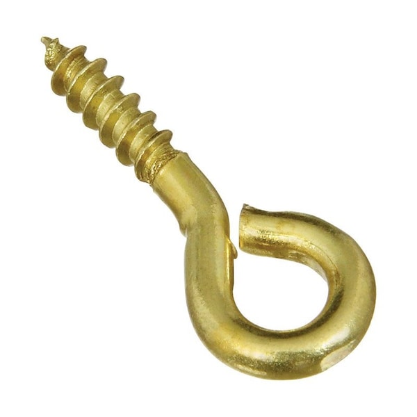 National Hardware National Hardware 0.10 in. D X 15/16 in. L Polished Brass Screw Eye 15 lb. cap. 7 pk - N118-711