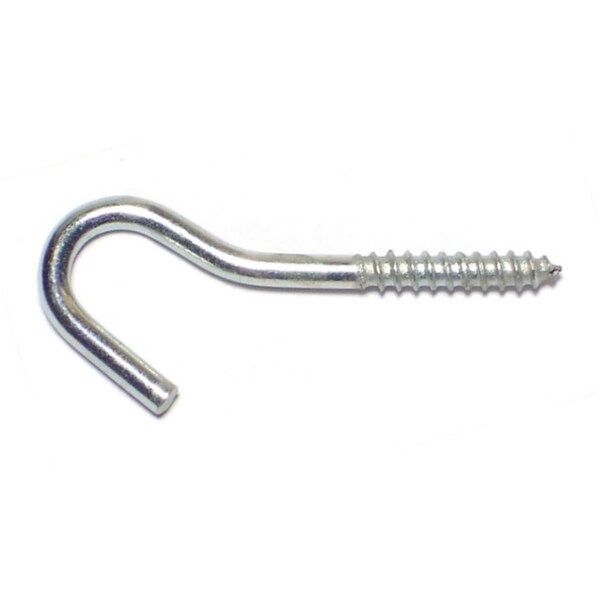 Midwest Fastener 3/32" x 1-1/4" Zinc Plated Steel Screw Hooks 30PK - 60621