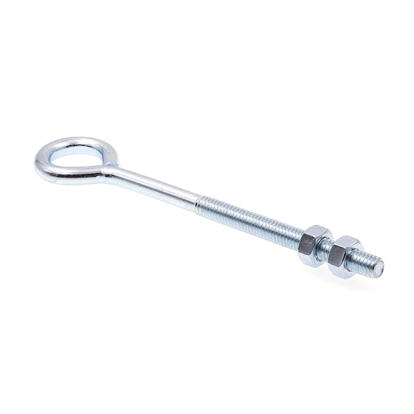 Prime-Line Clothesline Hooks With Nuts 5/16in-18 X 6in Zinc Plated Steel 10PK - 9069537