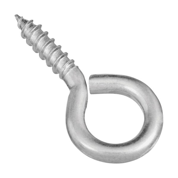 National Hardware National Hardware 0.22 in. D X 2-3/16 in. L Zinc-Plated Steel Screw Eye 65 lb. cap. 3 pk - N119-198