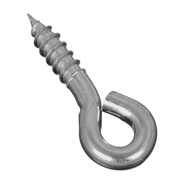 National Hardware National Hardware 0.19 in. D X 1-5/8 in. L Zinc-Plated Steel Screw Eye 75 lb. cap. 5 pk - N118-224