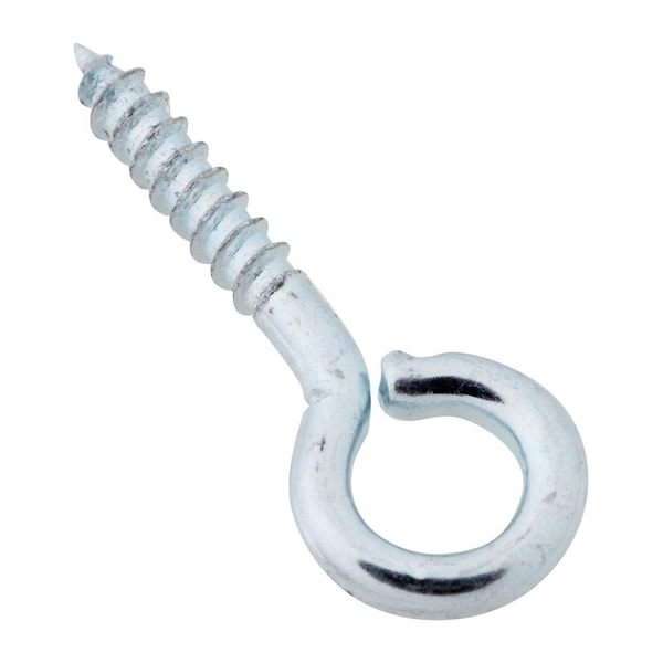 National Hardware National Hardware 0.06 in. D X 11/16 in. L Zinc-Plated Steel Screw Eye 5 lb. cap. 14 pk - N118-554
