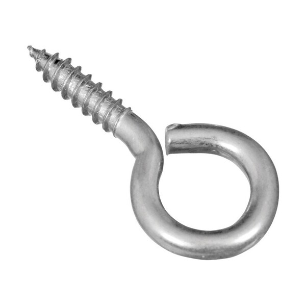 National Hardware National Hardware 0.16 in. D X 1-5/8 in. L Zinc-Plated Steel Screw Eye 30 lb. cap. 6 pk - N119-263