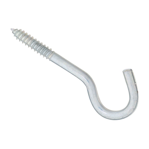 National Hardware National Hardware Zinc-Plated Silver Steel 4-1/2 in. L Screw Hook 125 lb 1 pk - N220-871