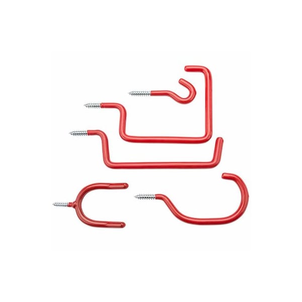 National Mfg/Spectrum Brands Hhi 10CT RED STL Scr Hooks - N112-036