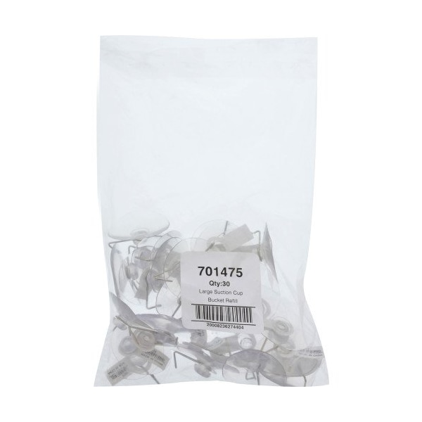 Hillman HILLMAN Large Nickel Plated Clear Metal/Plastic 3 in. L Cup Hook 3 lb 1 pk - 701475