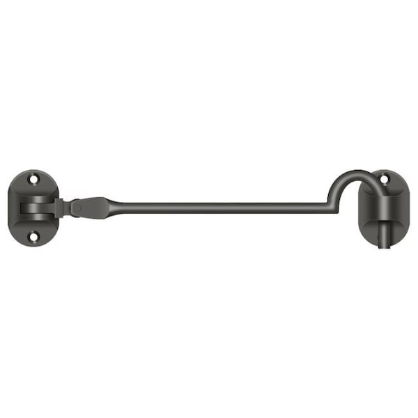 Deltana Cabin Hooks, British Style, 6" Oil Rubbed Bronze - CHB6U10B