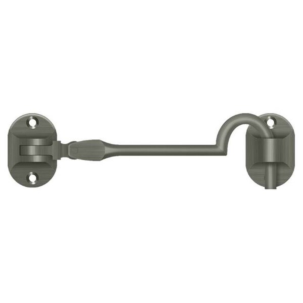 Deltana Cabin Hooks, British Style, 4" Antique Nickel - CHB4U15A