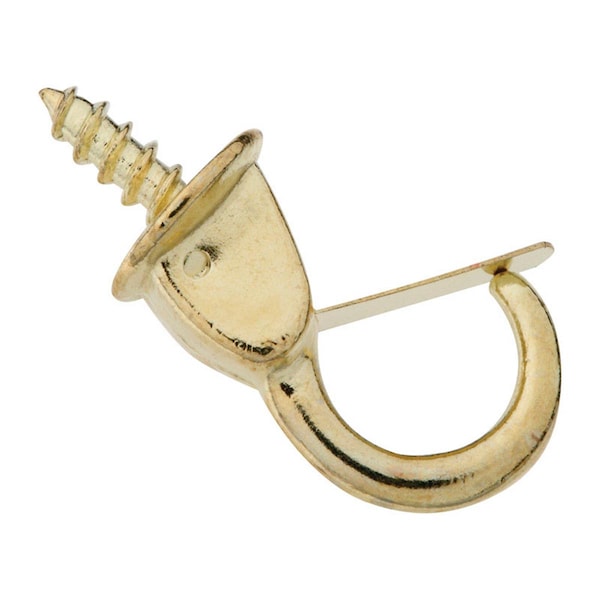 National Mfg Sales 0.87 in. Safety Cup Steel Hook, 2PK - 5705918
