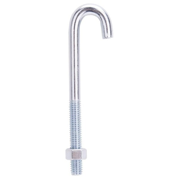 Prosource J-Bolt, 5 in L, 250 lbs Working Load, Zinc - LR322