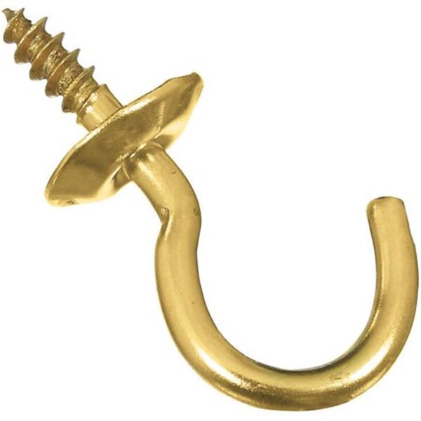 Homepage Hook Cup 1.5 in. Satin Brass, 100PK - HO3267958