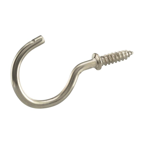 Homecare Products Small Metal 0.88 in. Cup Hook, 1 lbs, 80PK - HO1494644