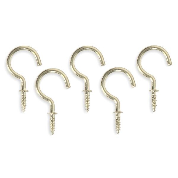 Zoro Select Cup, Type Hook, Brass, Length 7/8 In, PK20 - 1WBJ3