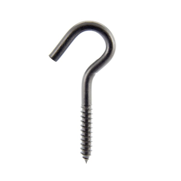 Wright Wright Medium Matte Black Steel 4-13/16 in. L Ceiling Hook 200 lb 1 pk - 02-3480-337