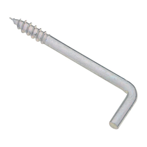 National Hardware National Hardware Zinc-Plated Silver Steel 2-5/8 in. L Square Bend Hook 1 pk - N120-337