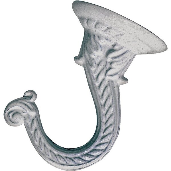 Landscapers Select Ceiling Hook, 2-3/16 in H, Zinc, White, Ceiling Mount Mounting - GB0093L