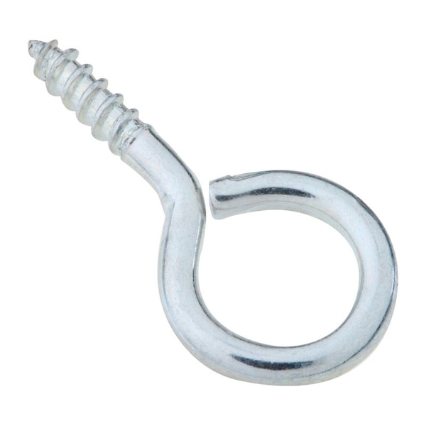 National Hardware National Hardware 0.10 in. D X 1-3/16 in. L Zinc-Plated Steel Screw Eye 10 lb. cap. 10 pk - N119-081