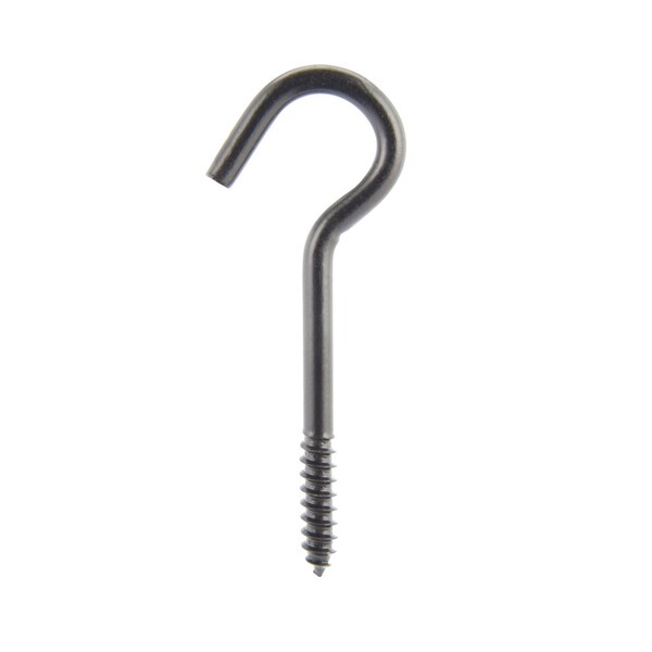 Wright Wright Medium Matte Black Steel 5 in. L Ceiling Hook 100 lb 1 pk - 02-3480-301