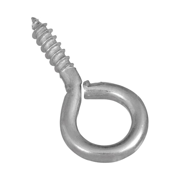 National Hardware National Hardware 0.14 in. D X 1-3/8 in. L Zinc-Plated Steel Screw Eye 25 lb. cap. 8 pk - N119-040