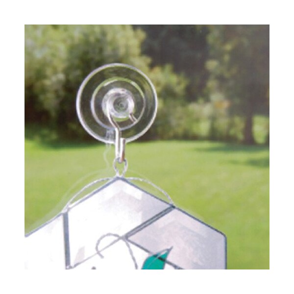 Hillman HILLMAN Medium Nickel Plated Clear Metal/Plastic 2 in. L Cup Hook 3 lb 1 pk - 701478