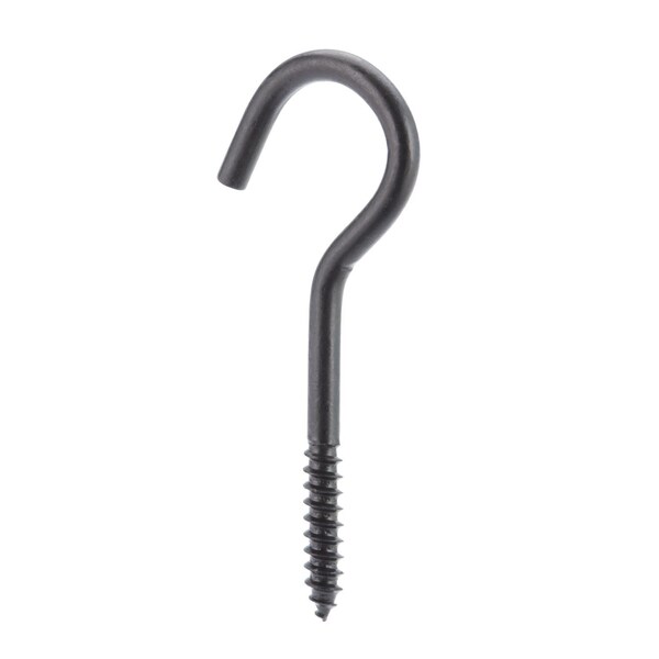 Wright Wright Medium Matte Black Steel 3-7/8 in. L Ceiling Hook 80 lb 1 pk - 02-3480-307