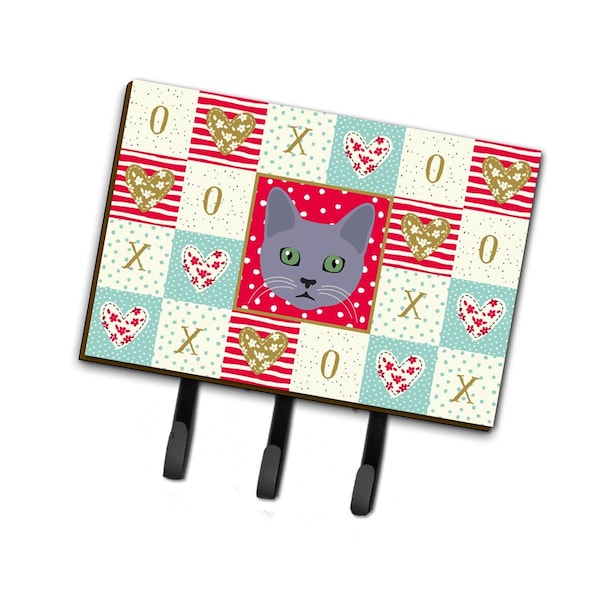 Carolines Treasures 6 x 2 x 9 in. Korat Cat Love Leash or Key Holder - CK5124TH68