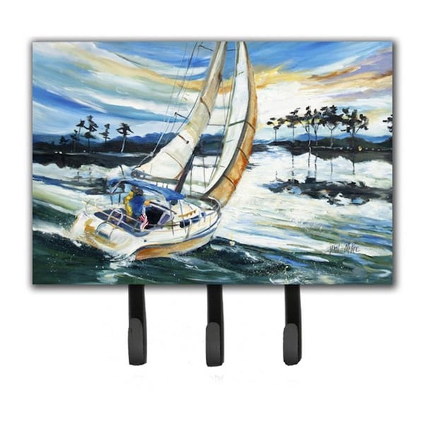 Jensendistributionservices Sailboats On Lake Martin Leash & Key Holder - MI1718501