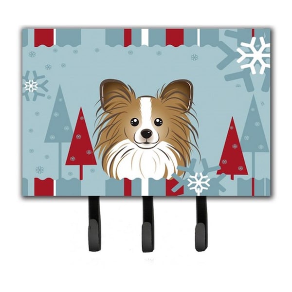 Jensendistributionservices Winter Holiday Papillon Leash & Key Holder - MI1715801