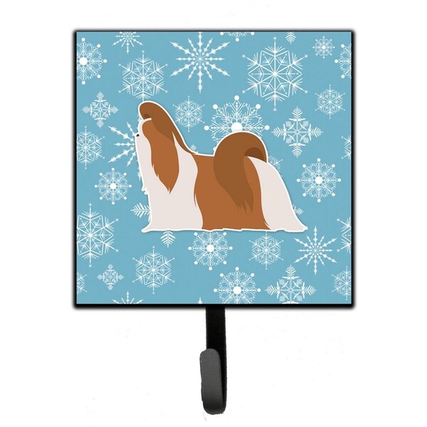 Carolines Treasures Winter Snowflake Shih Tzu Leash or Key Holder - BB3546SH4