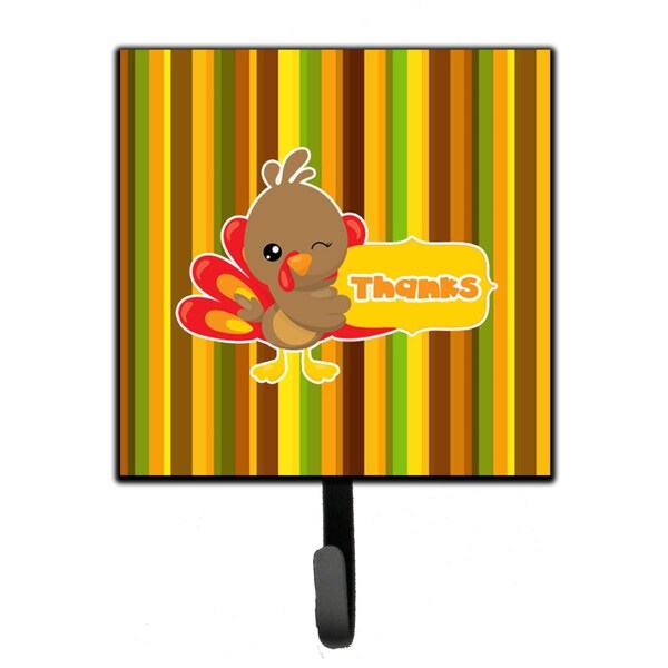 Carolines Treasures Thanksgiving Turkey Thanks Leash or Key Holder - BB7116SH4