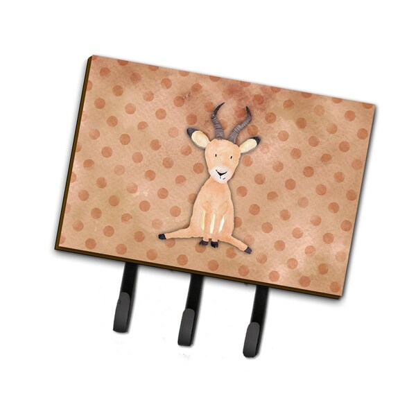 Carolines Treasures Polkadot Antelope Watercolor Leash or Key Holder - BB7391TH68