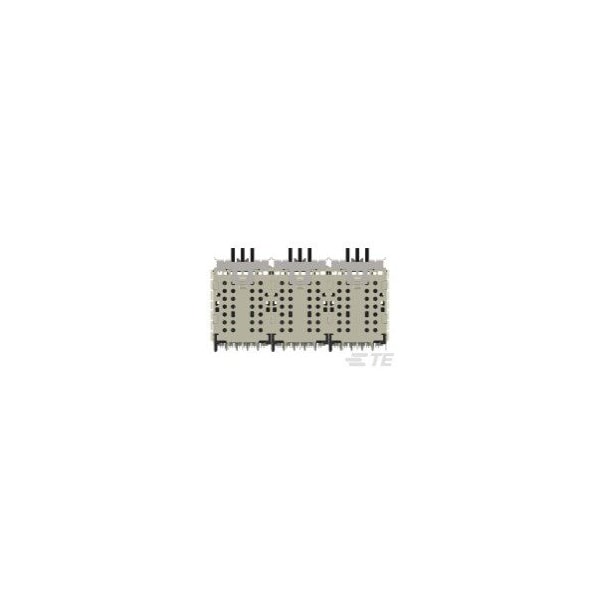Ensamble receptáculo apilable ZQSFP+ 2x3 4LP HS - 2299924-2
