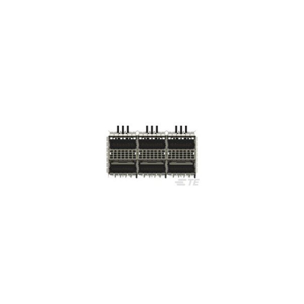 Ensamble receptáculo apilable ZQSFP+ 2x3 4LP HS - 2299924-2