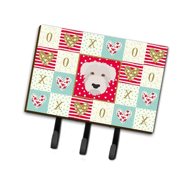 Carolines Treasures 6 x 2 x 9 in. Glen of Imaal Love Leash or Key Holder - CK5202TH68
