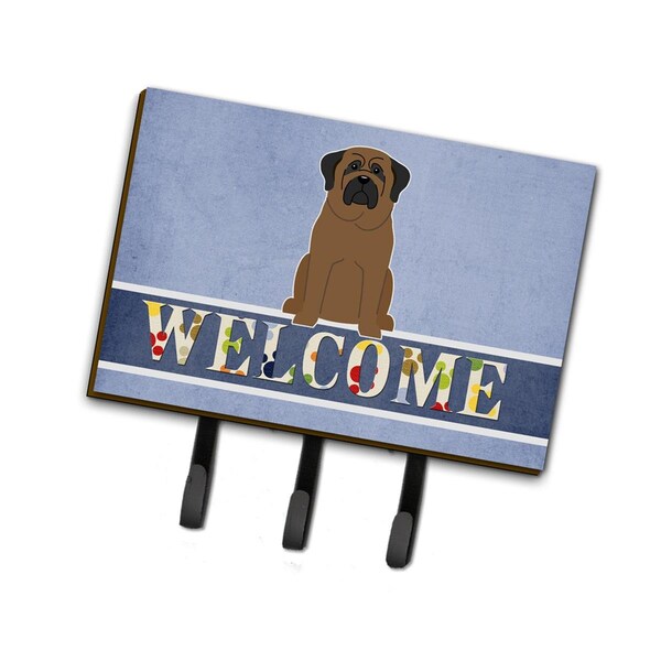 Carolines Treasures Bullmastiff Welcome Leash or Key Holder - BB5665TH68