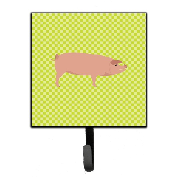 Carolines Treasures American Landrace Pig Green Leash or Key Holder - BB7758SH4