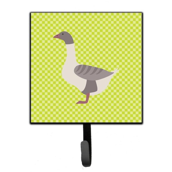 Carolines Treasures Buff Grey Back Goose Green Leash or Key Holder - BB7727SH4