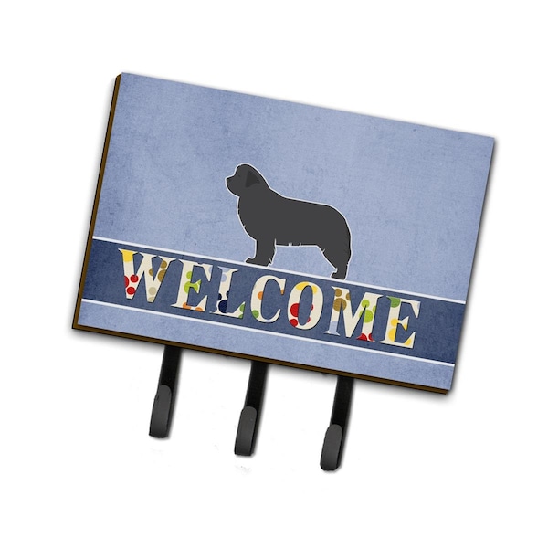 Carolines Treasures Newfoundland Welcome Leash or Key Holder - BB5568TH68
