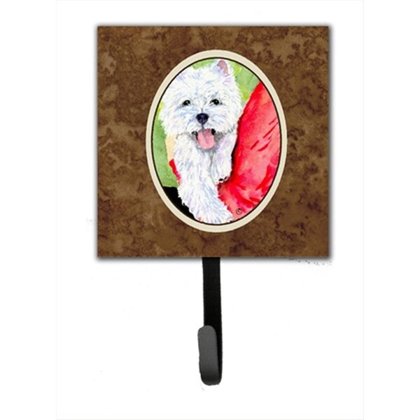 Jensendistributionservices 4.25 x 6 in. Westie Leash Or Key Hook - MI1654922