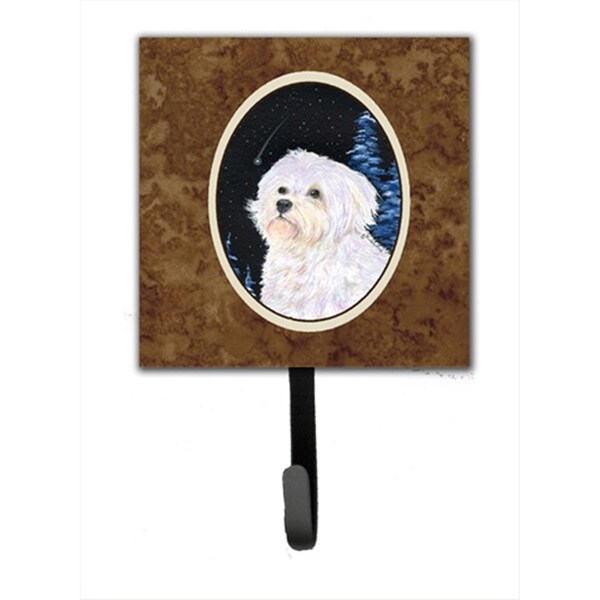 Jensendistributionservices Starry Night Maltese Leash Holder Or Key Hook - MI1714313