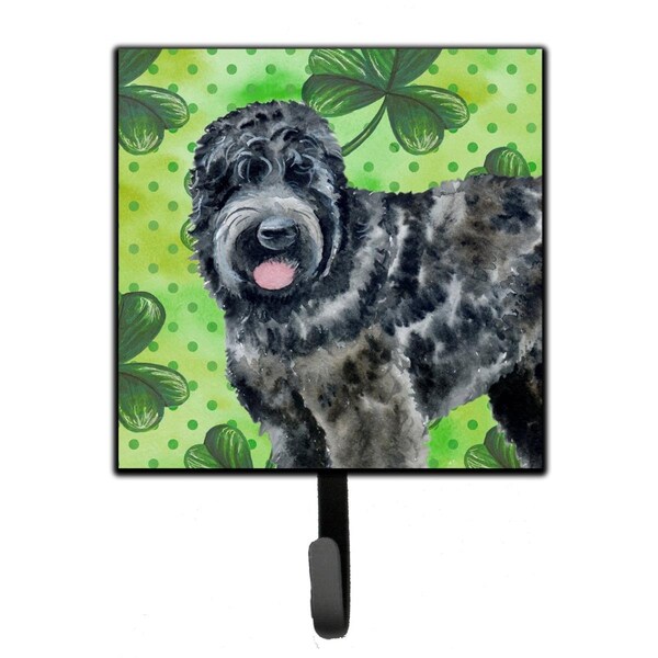 Jensendistributionservices Black Russian Terrier St Patricks Leash or Key Holder - MI1707351