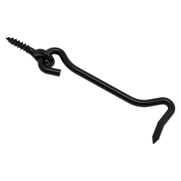 Homepage 4 in. Hook & Eye, Black - HO3240402