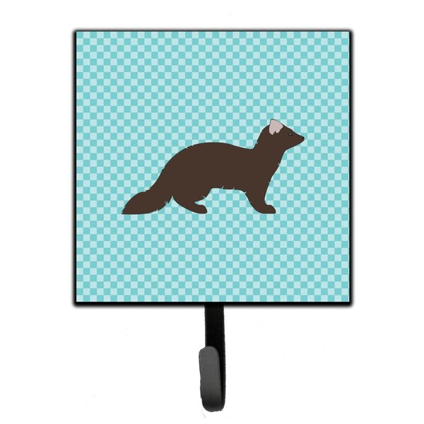 Micasa Sable Marten Blue Check Leash or Key Holder - MI225927