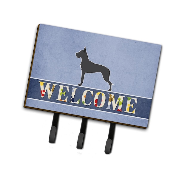 Carolines Treasures Great Dane Welcome Leash or Key Holder - BB5579TH68
