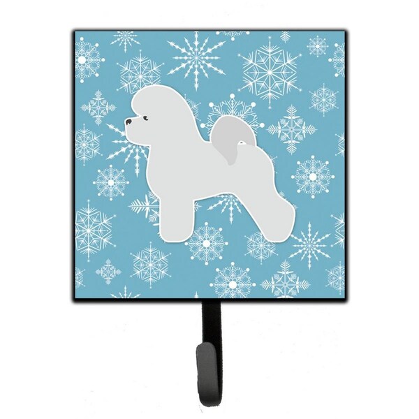 Carolines Treasures Winter Snowflake Bichon Frise Leash or Key Holder - BB3545SH4