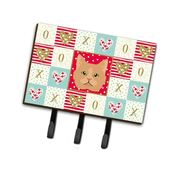 Carolines Treasures 6 x 2 x 9 in. Selkirk Rex Cat Love Leash or Key Holder - CK5160TH68